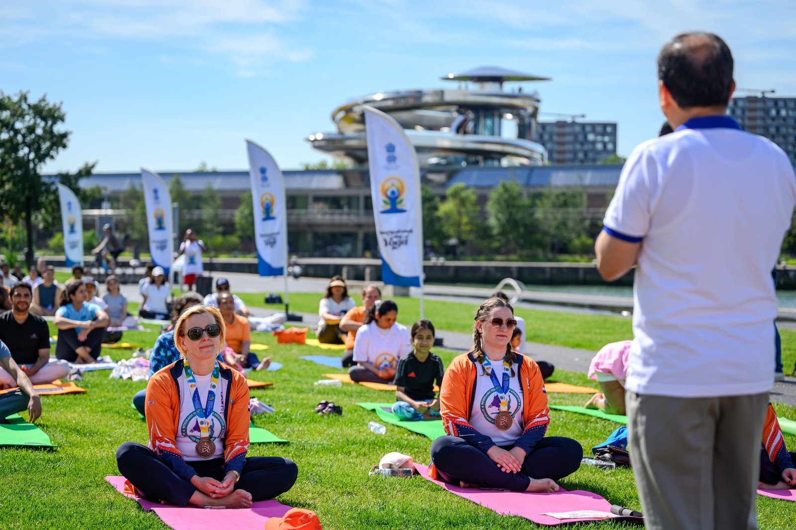 Celebration of 12th International Day of Yoga in Rotterdam on 20 June 2026