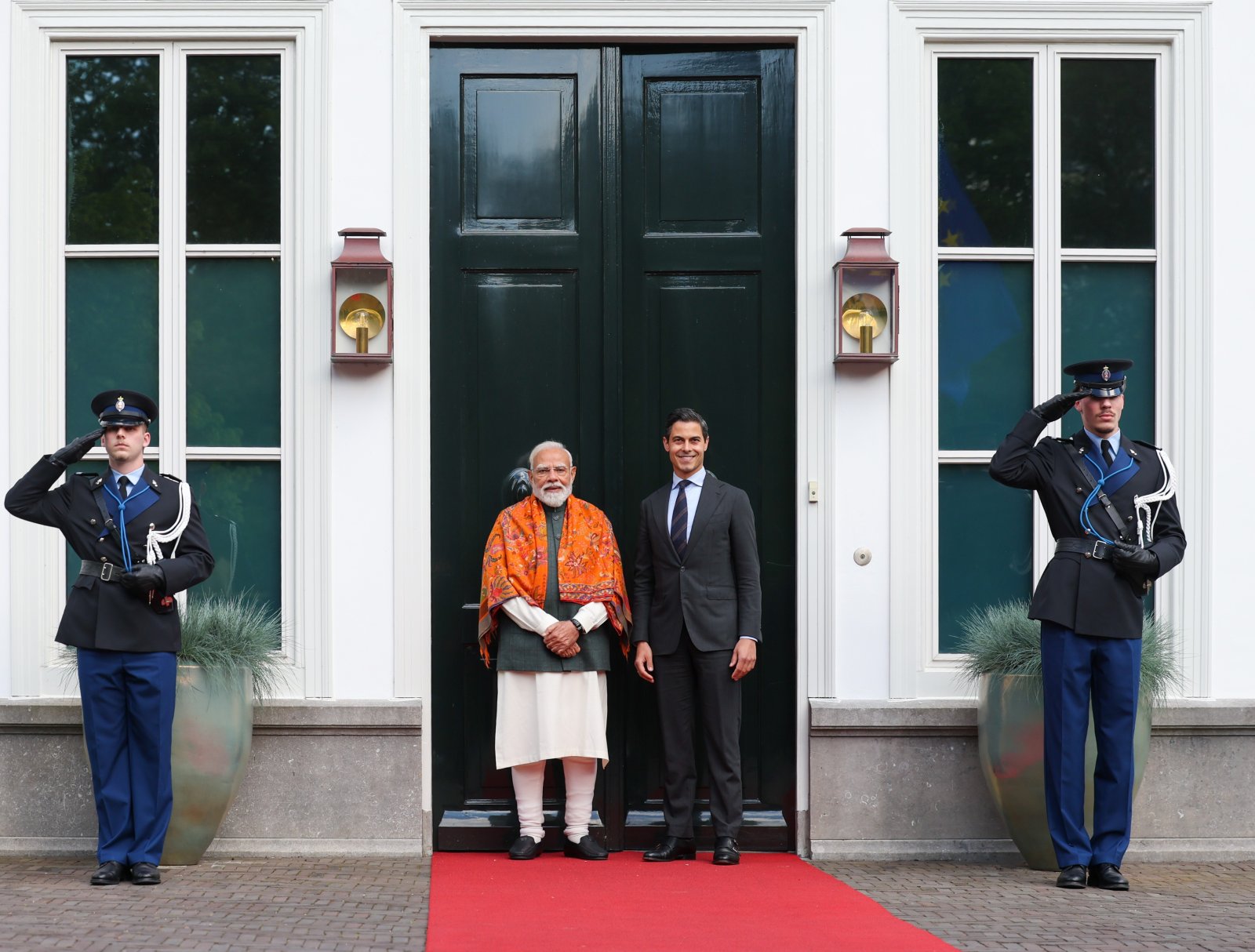 Prime Minister Shri Narendra Modi held official talks with Prime Minister of the Netherlands H.E. Mr. Rob Jetten at the Catshuis on 16 May 2026