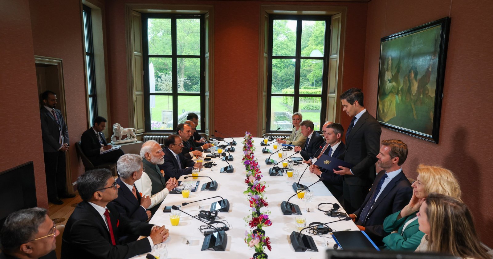 Prime Minister Shri Narendra Modi held official talks with Prime Minister of the Netherlands H.E. Mr. Rob Jetten at the Catshuis on 16 May 2026