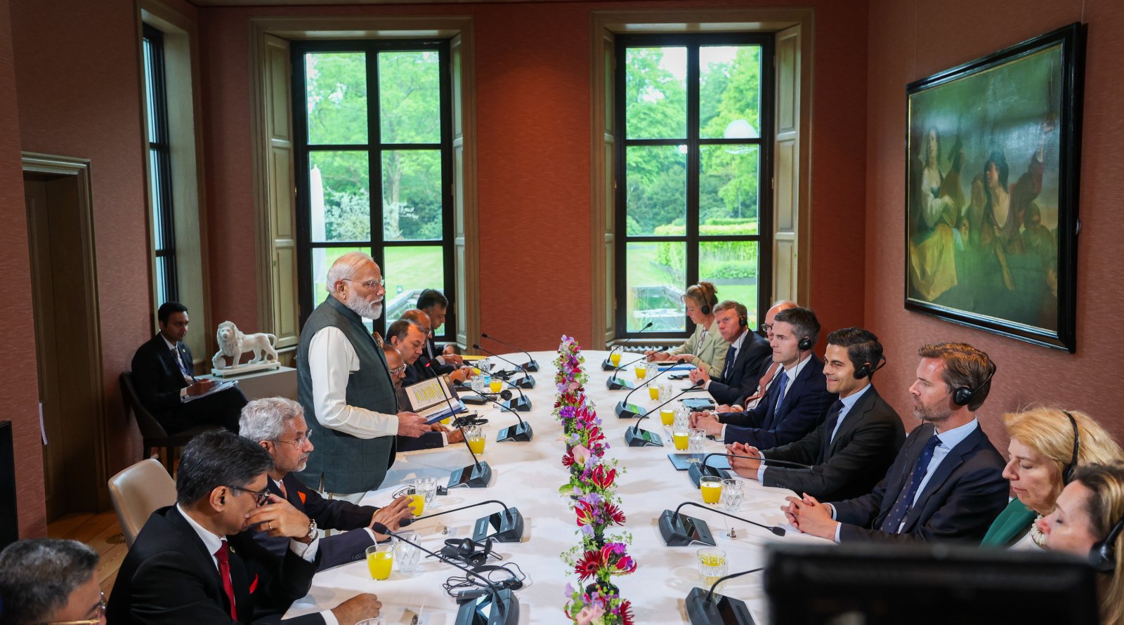 Prime Minister Shri Narendra Modi held official talks with Prime Minister of the Netherlands H.E. Mr. Rob Jetten at the Catshuis on 16 May 2026