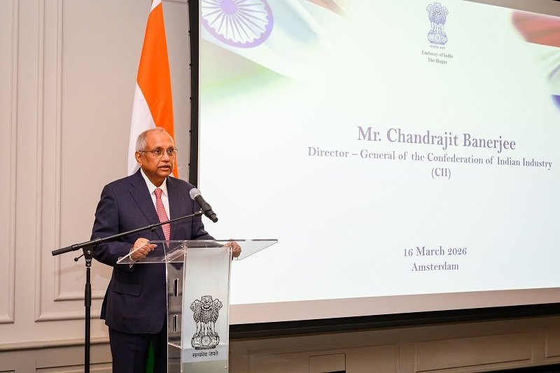 Embassy of India hosted the India–Netherlands Business Seminar on 16 March 2026 at Rosewood Amsterdam, bringing together leaders to explore economic synergies under the theme “Connecting Markets, Creating Value: India-Netherlands Economic Synergies”