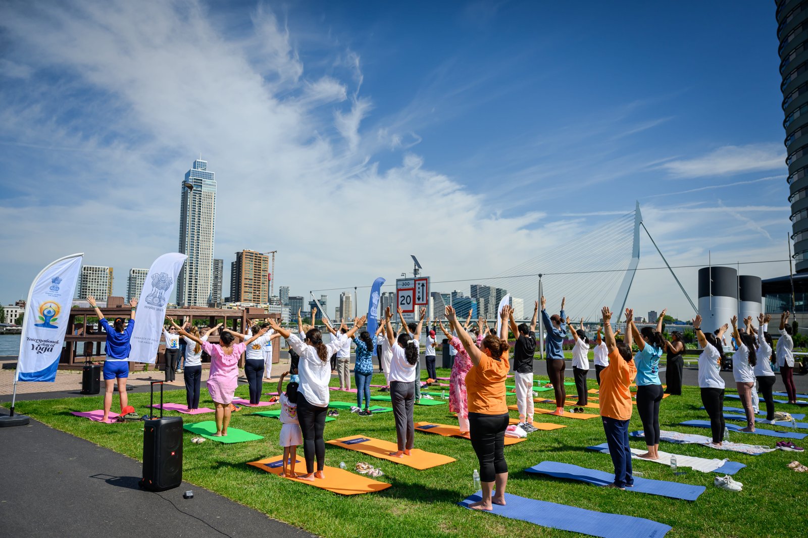 Celebration of 12th International Day of Yoga in Rotterdam on 20 June 2026