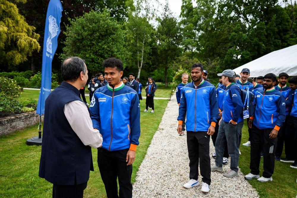 Welcome reception for Indian Sr Women's & Men's Hockey teams at India House