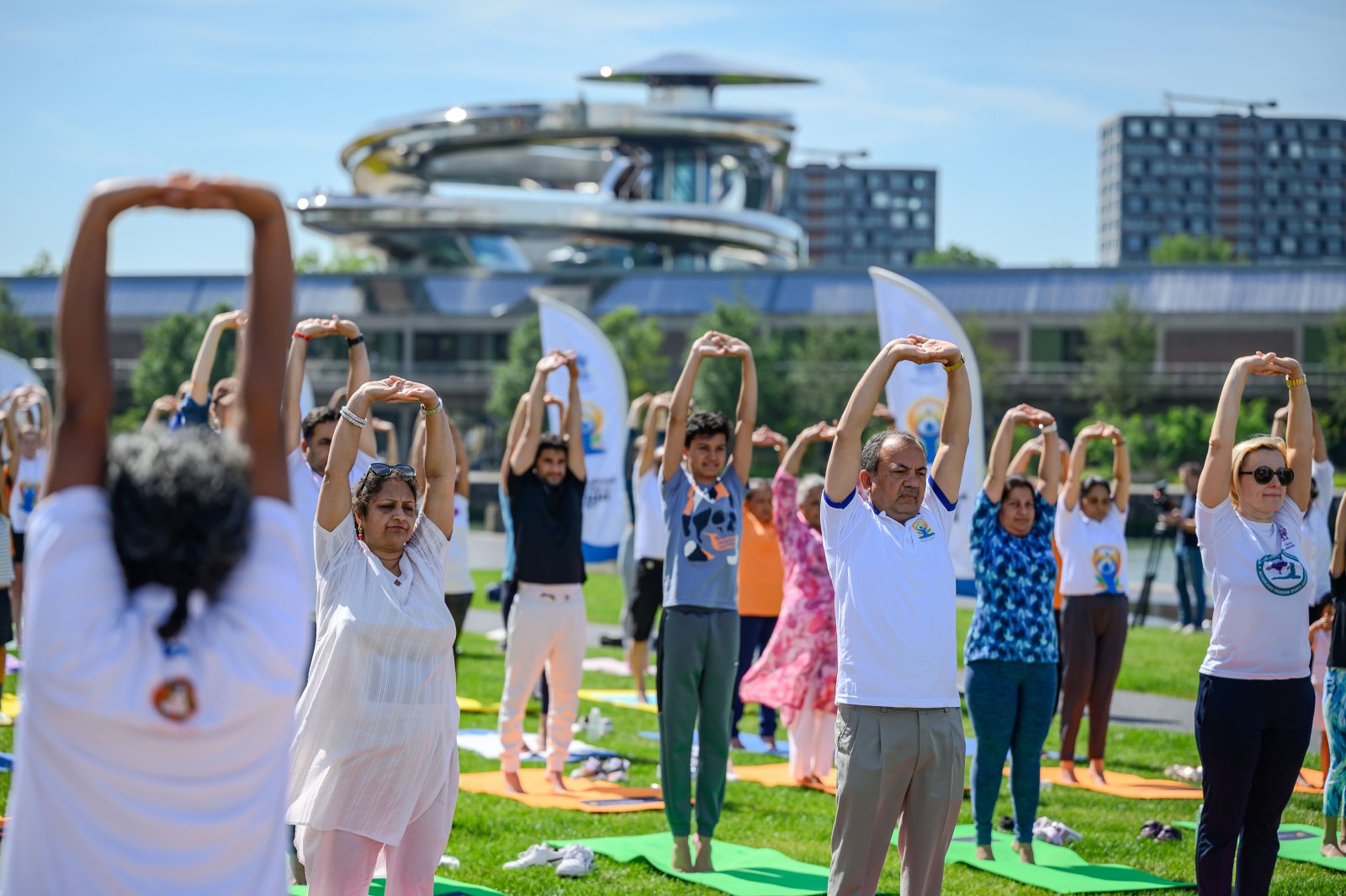 Celebration of 12th International Day of Yoga in Rotterdam on 20 June 2026