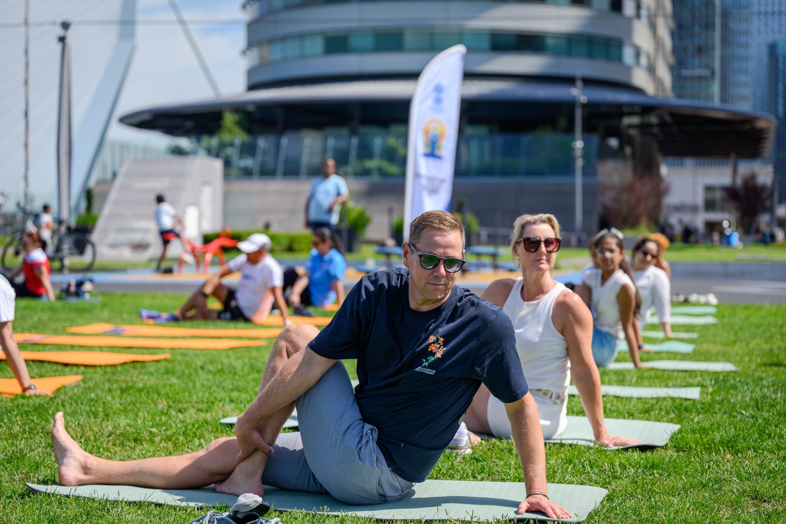 Celebration of 12th International Day of Yoga in Rotterdam on 20 June 2026