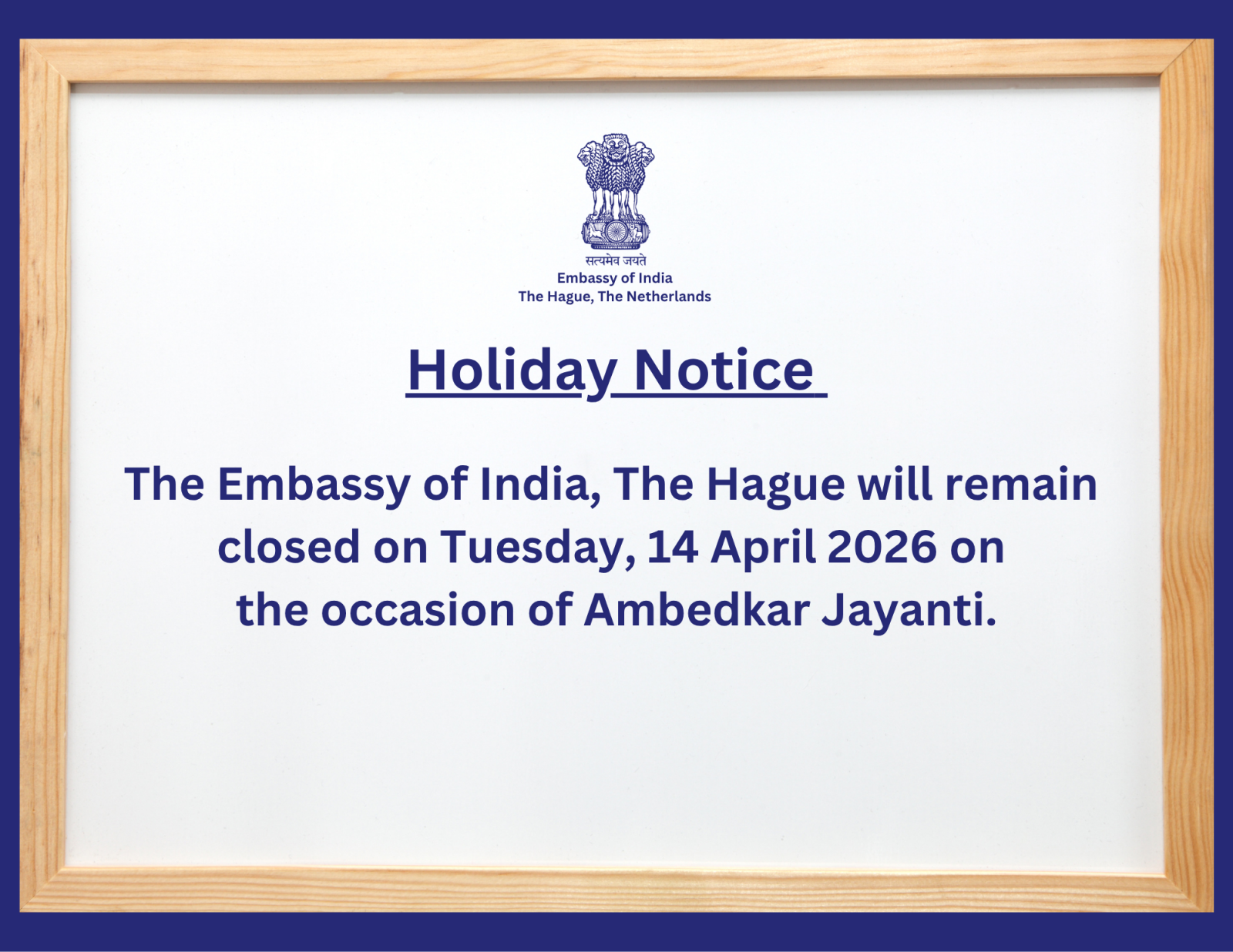 Important Notice