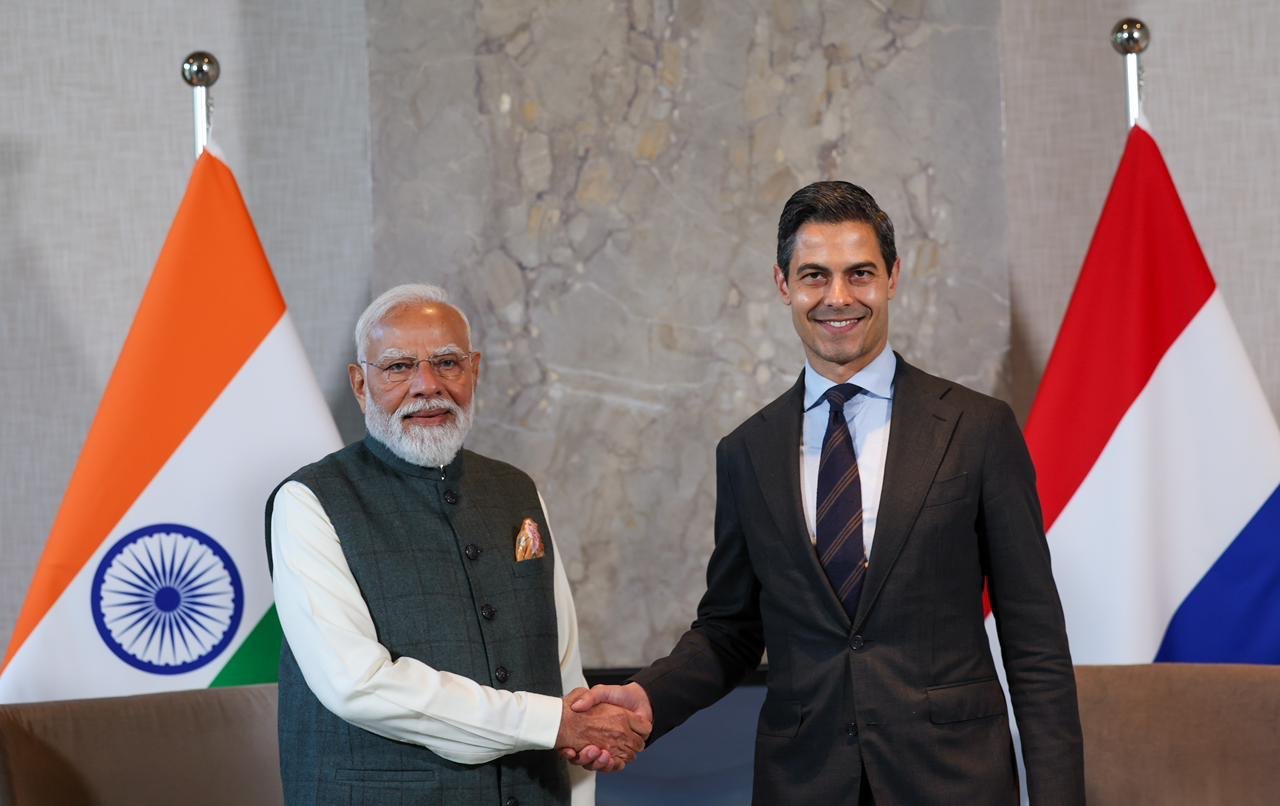 Prime Minister Shri Narendra Modi held official talks with Prime Minister of the Netherlands H.E. Mr. Rob Jetten at the Catshuis on 16 May 2026