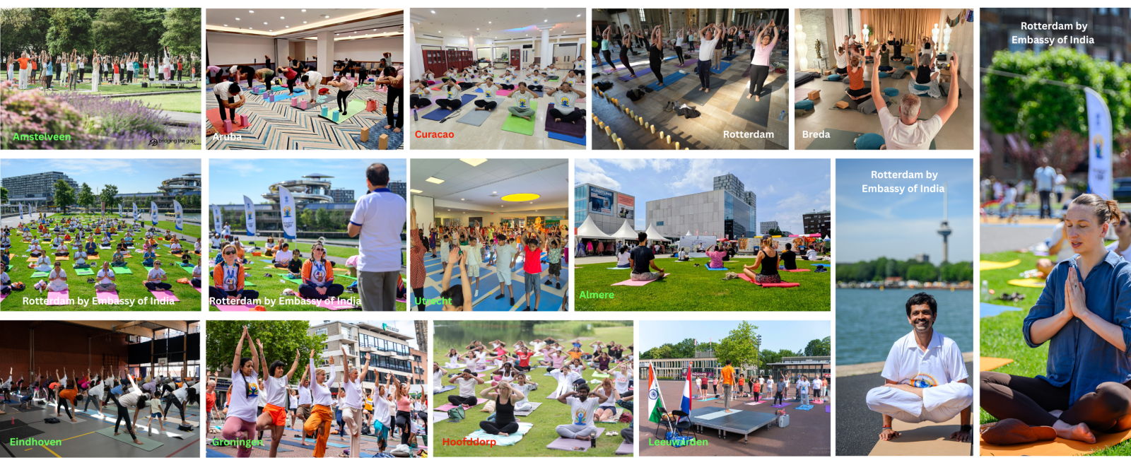 International Day of Yoga 2026 was celebrated across cities in the Netherlands, bringing communities together through yoga, harmony, and wellbeing