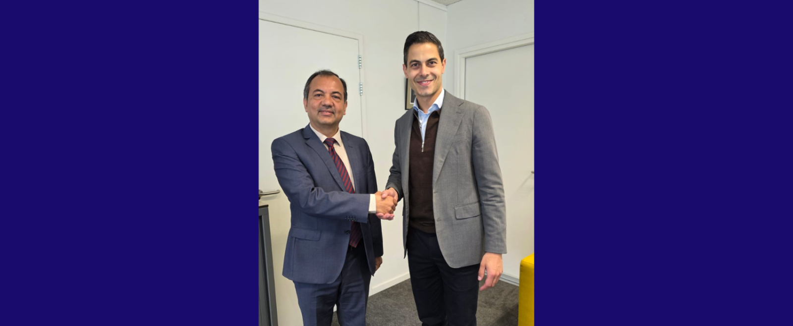 Ambassador Kumar Tuhin paid a courtesy visit to H. E. Rob Jetten